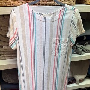 Cloth & Stone Multicolor Striped Tee